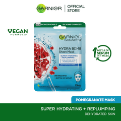 GARNIER TISSUE MASK HYDRA BOMB PLUMPING 28GM 28g - MamasJan skincare