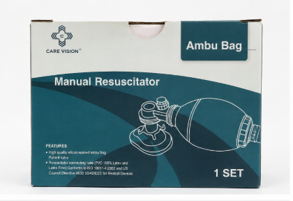 Care Vision Ambu Bag Manual Resuscitator - The Healthcare Shop Pakistan