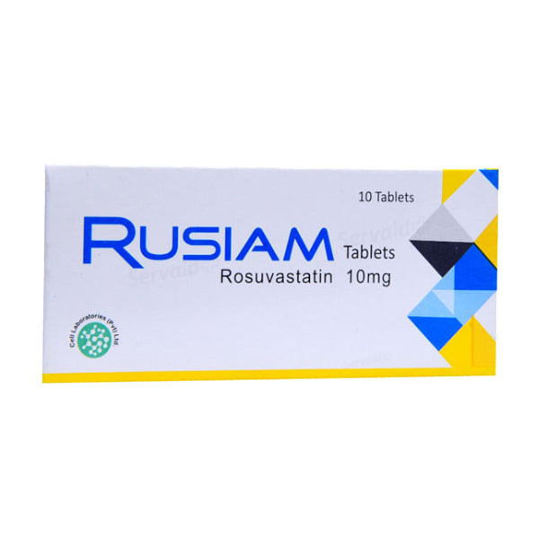 Rusiam Tablets 10mg (1 Box = 10 Tablets)