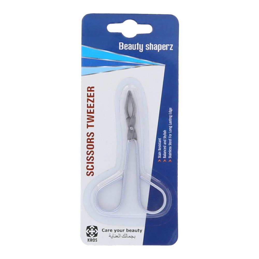 KROS BEAUTY SHAPERZ SCISSOR TWEEZER PC Default Title - MamasJan Grocery Nonfood