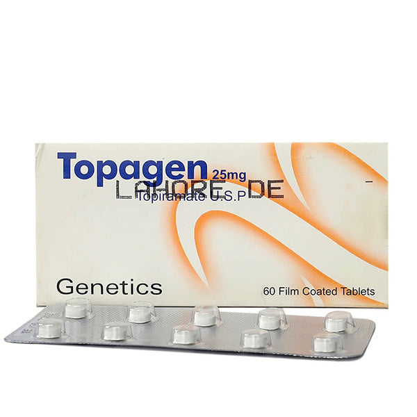 Topagen Tablets 25mg (1 Strip = 10 Tablets)