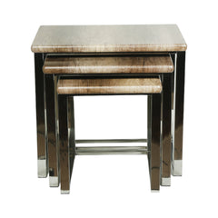 TABLE SET 3PC SS KHAKI GRAY Default Title - MamasJan Household