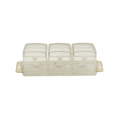 JAM POT SET 3PC ACRYLIC IR F2904 Default Title - MamasJan Crockery