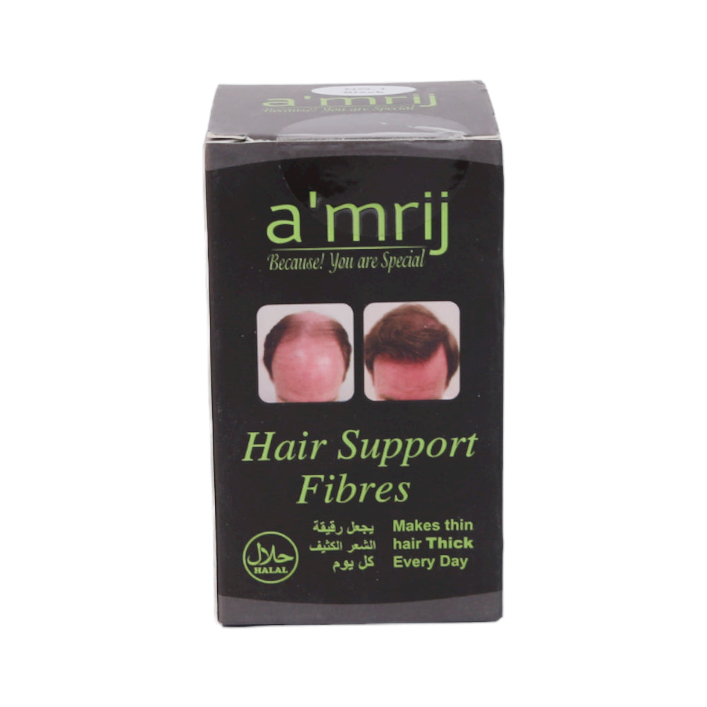 AMRIJ HAIR SUPPORT FIBRES NO 1 BLACK 25 GM Default Title - MamasJan s