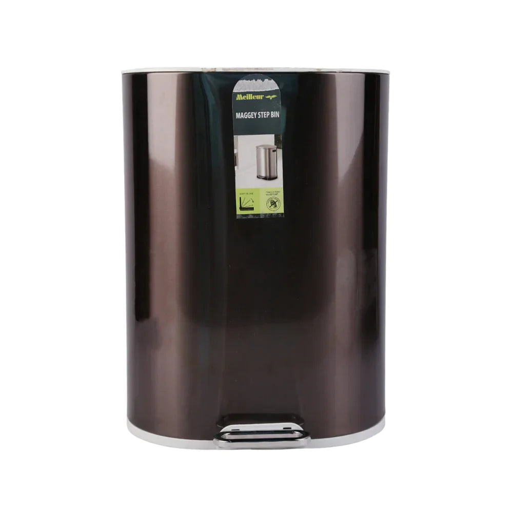 DUST BIN IR JF-F1-12L BLACK Default Title - MamasJan Crockery