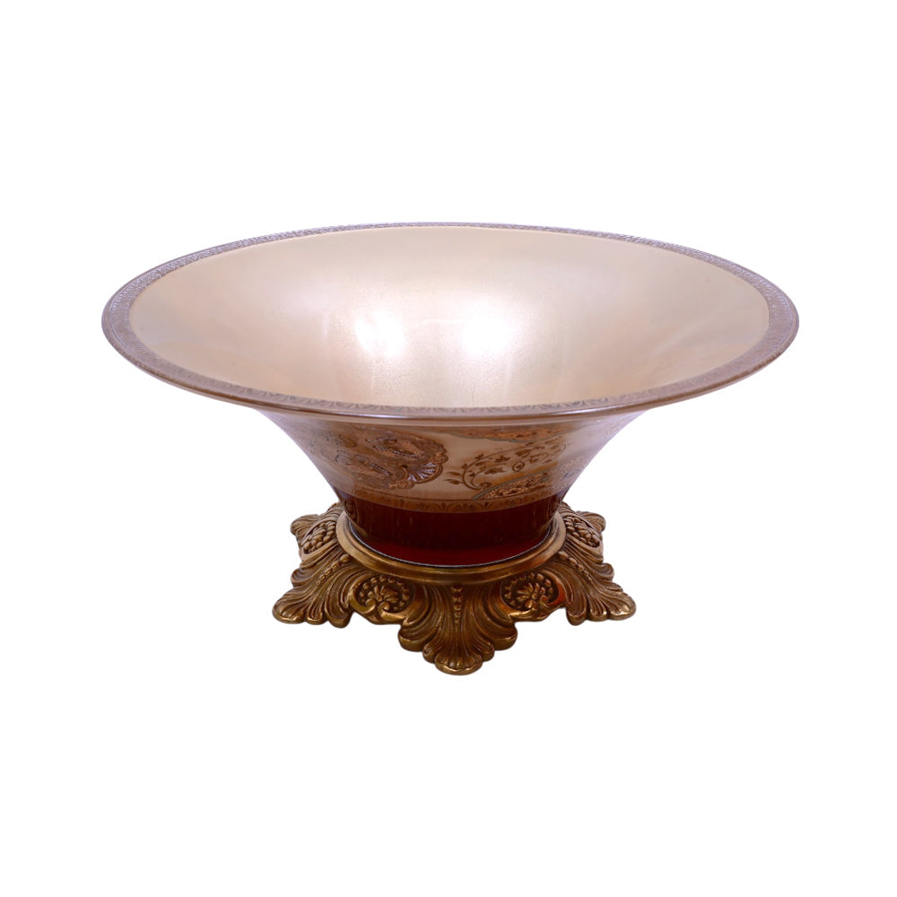 BOWL BRASS FK7-B3025-1 J201B-603 Default Title - MamasJan Decoration