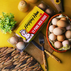 FF HAPPY HEN DESI EGGS 12 PCS Default Title - MamasJan Grocery