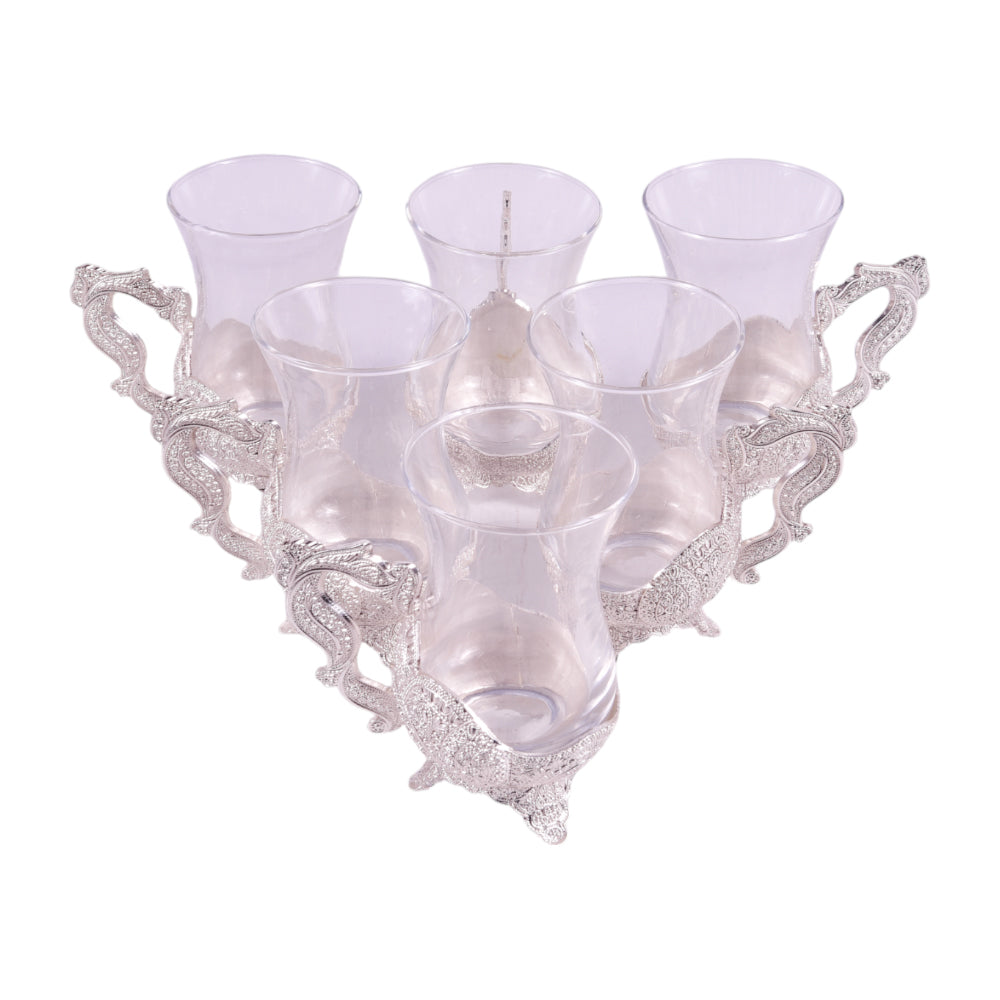 TEA CUP SET ORCHID TA1154 Default Title - MamasJan Décor