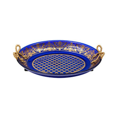BATHROOM CRYSTAL BRASS TRAY Y105063 J322-SH003/C59-1 Default Title - MamasJan Decoration