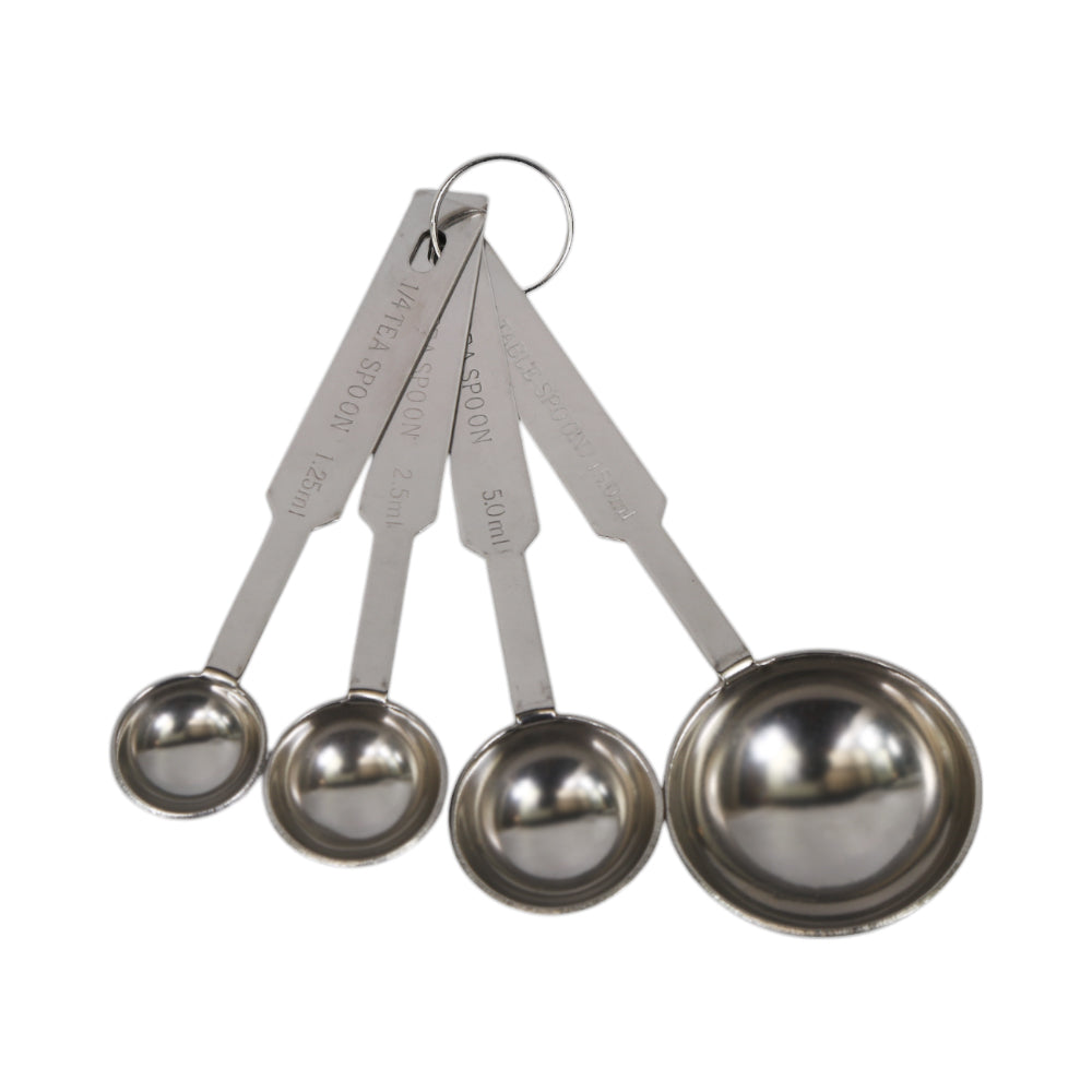 MEASURING SPOON 4PC SET STEEL 4739 Default Title - MamasJan Crockery
