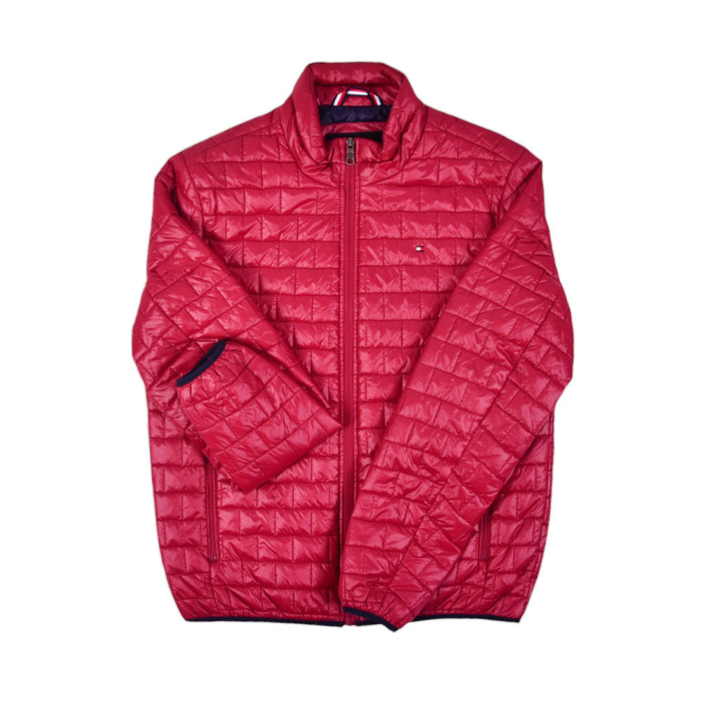 TH L/S QULITED JACKET 156AN177B RED-XL- IRW 20 XL - MamasJan mens wear