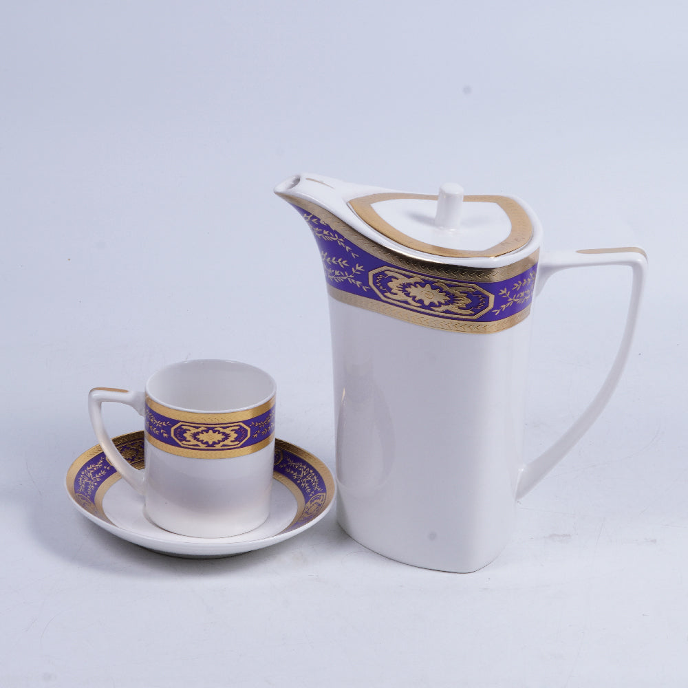 DINNER SET BONE CHINA 61PC 171102 BLUE Default Title - MamasJan Crockery