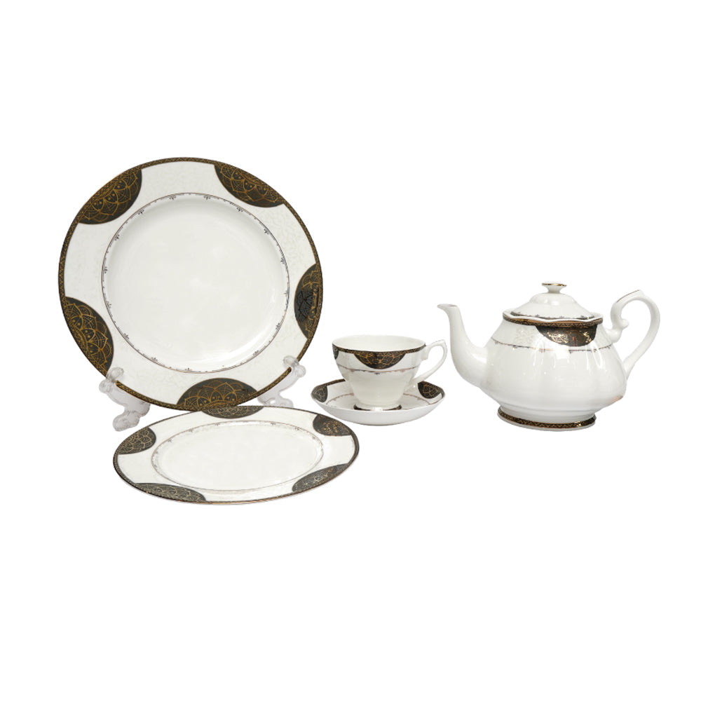 DINNER SET BONE CHINA 61PC 2001 Default Title - MamasJan Crockery