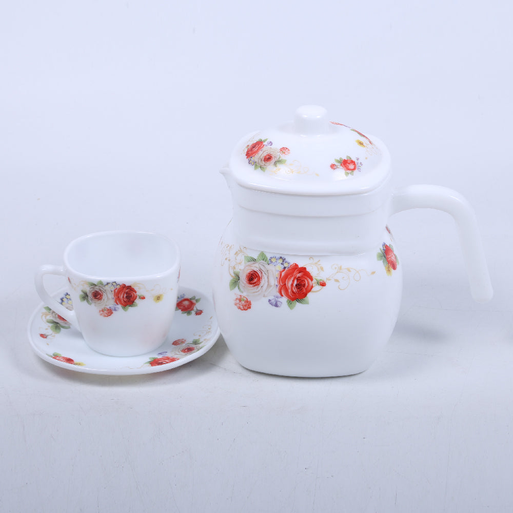 DINNER SET SQUARE MARBLE 72PC 2861 Default Title - MamasJan Crockery