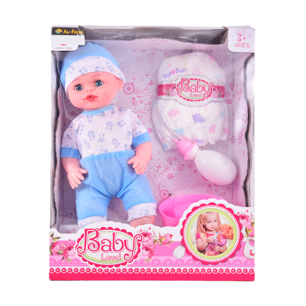 66-038 DOLL SET W-ACCESSORIES Default Title - MamasJan Toys