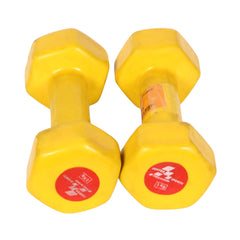 VINYL DUMBELL COLORFUL PAIR 3KG Default Title - MamasJan s