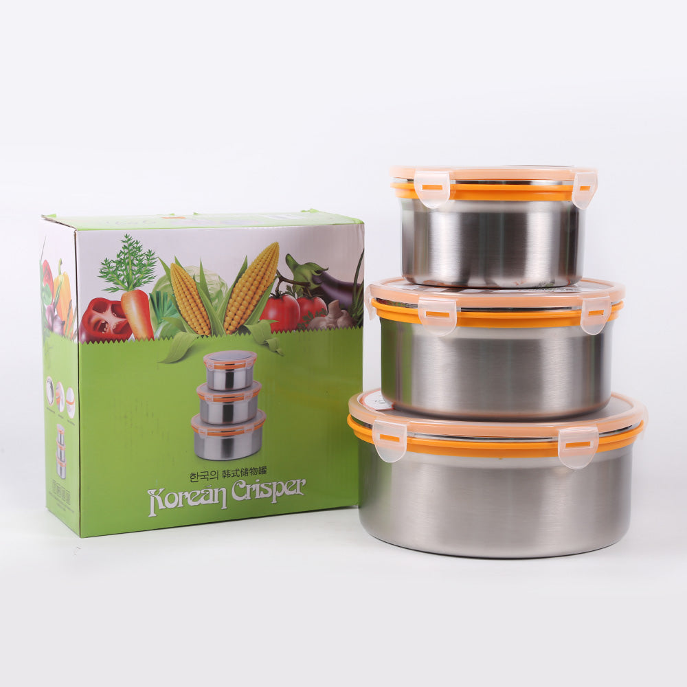 FREEZER BOWL 3PC SET KOREAN CRISPER Default Title - MamasJan Crockery