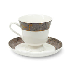 CUP & SAUCER BONE CHINA JH010 TMC (Pack of 6) Default Title - MamasJan Crockery