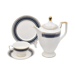 TEA SET ROYAL BISTRO 24PC J1818-103B Default Title - MamasJan Crockery