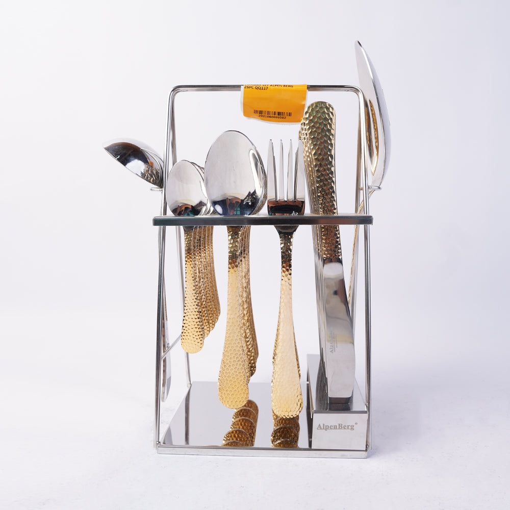 CUTLERY SET ALPEN BERG 26PC QQ117 Default Title - MamasJan Crockery