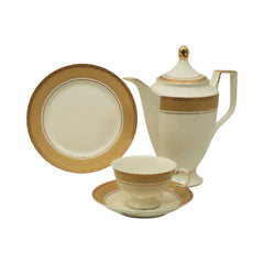 TEA SET ROYAL BISTRO 24 PCS J1818-61G Default Title - MamasJan Crockery