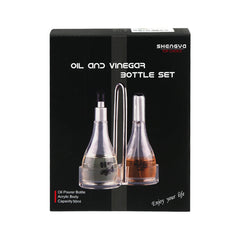 OIL BOTTLE SET 2PC ACRYLIC SHENGYA IR F2340 Default Title - MamasJan Crockery