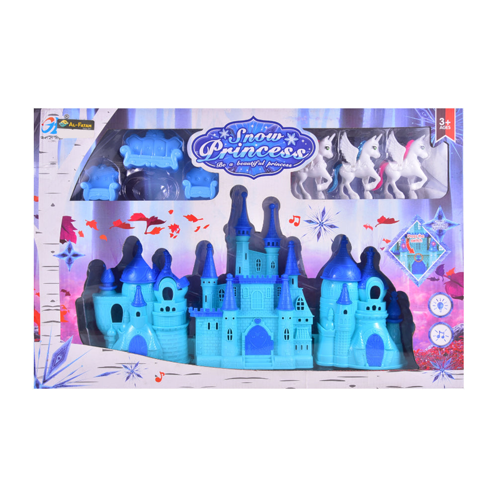 HW9610 SNOW PRINCESS CASTLE PLAY SET (3+ YEAR) Default Title - MamasJan Toys