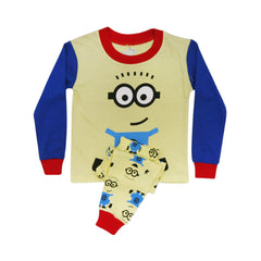BOYS L/S 2PC NIGHT SUIT IR D15-A MW-21 1-2 YEAR Default Title - MamasJan KidsWear