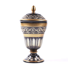 Bowl Candy Crystal Brass Ir E9-J2036-1 Jsc18-831 Default Title - MamasJan Decoration
