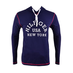 TH MEN L/S HOODIE 09T4091 NVY L (IR) L - MamasJan mens wear