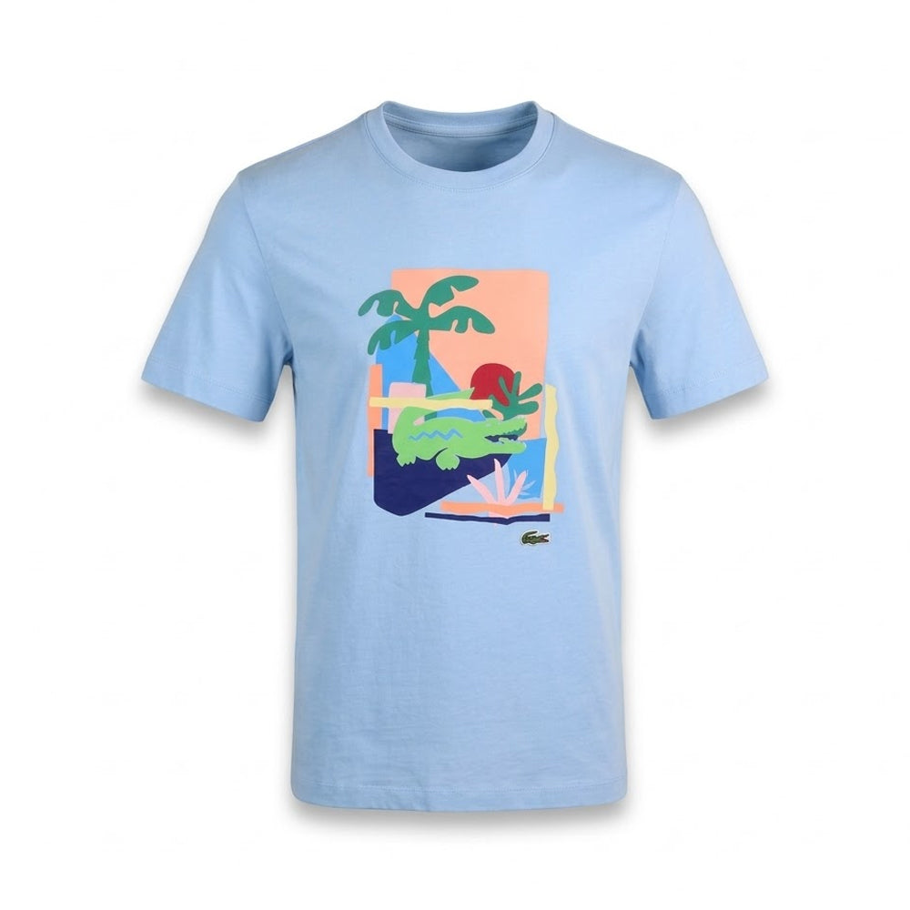 LAC MEN S/S R-N T-SHIRT HBP SKY L (IR) XL - MamasJan mens wear