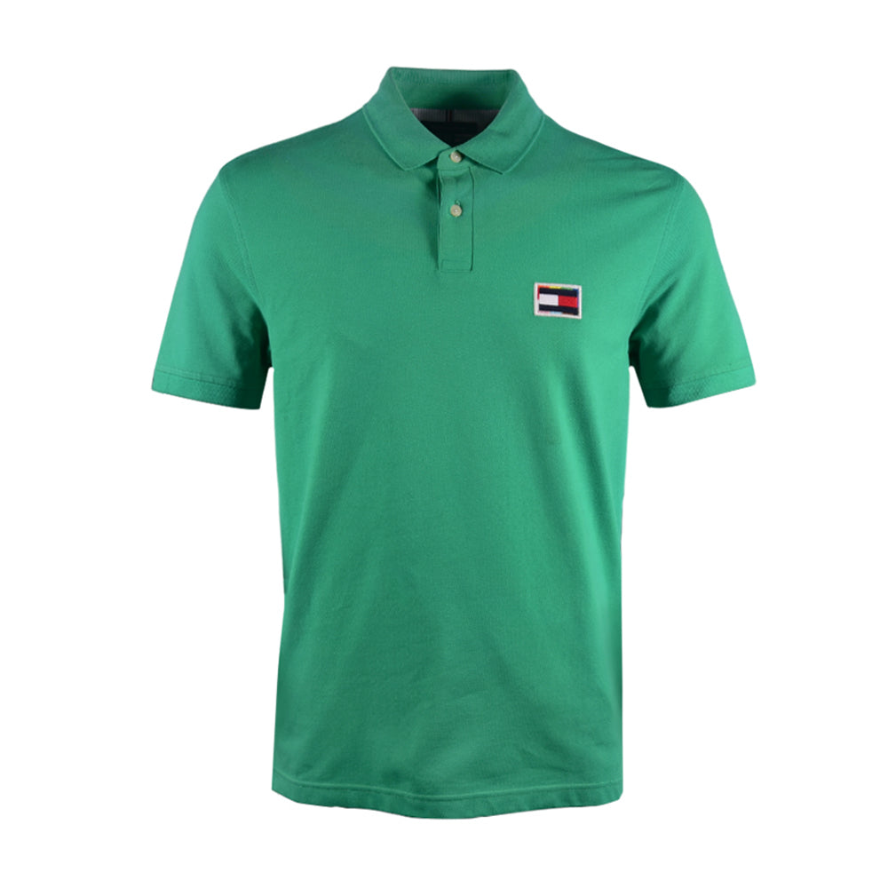 TH MEN S/S POLO 78J7059-300 GRN M (IR) XL - MamasJan mens wear