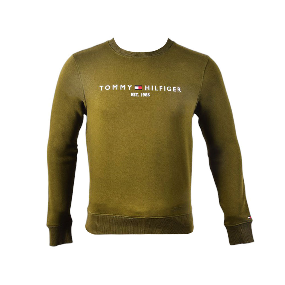 TH MEN L/S SWEAT SHIRT 78J6913-701 GRN L (IR) S - MamasJan mens wear