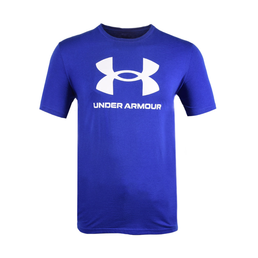 UA MEN R-NECK T-SHIRT 1370862 R-BLU XL (IR) XL - MamasJan mens wear