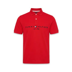 TH MEN S/S POLO 78J6983-640 RED L (IR) Default Title - MamasJan mens wear