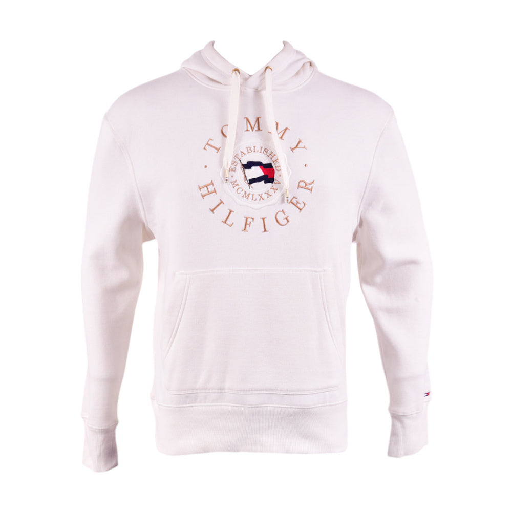 TH MEN L/S HOODIE 78J5052-100 WHT M (IR) S - MamasJan mens wear