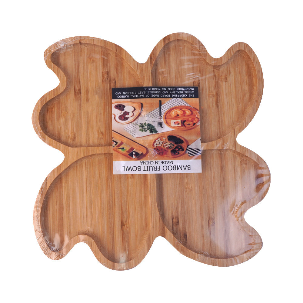 DISH DRY FRUIT BAMBOO IR 2436-9 Default Title - MamasJan Crockery