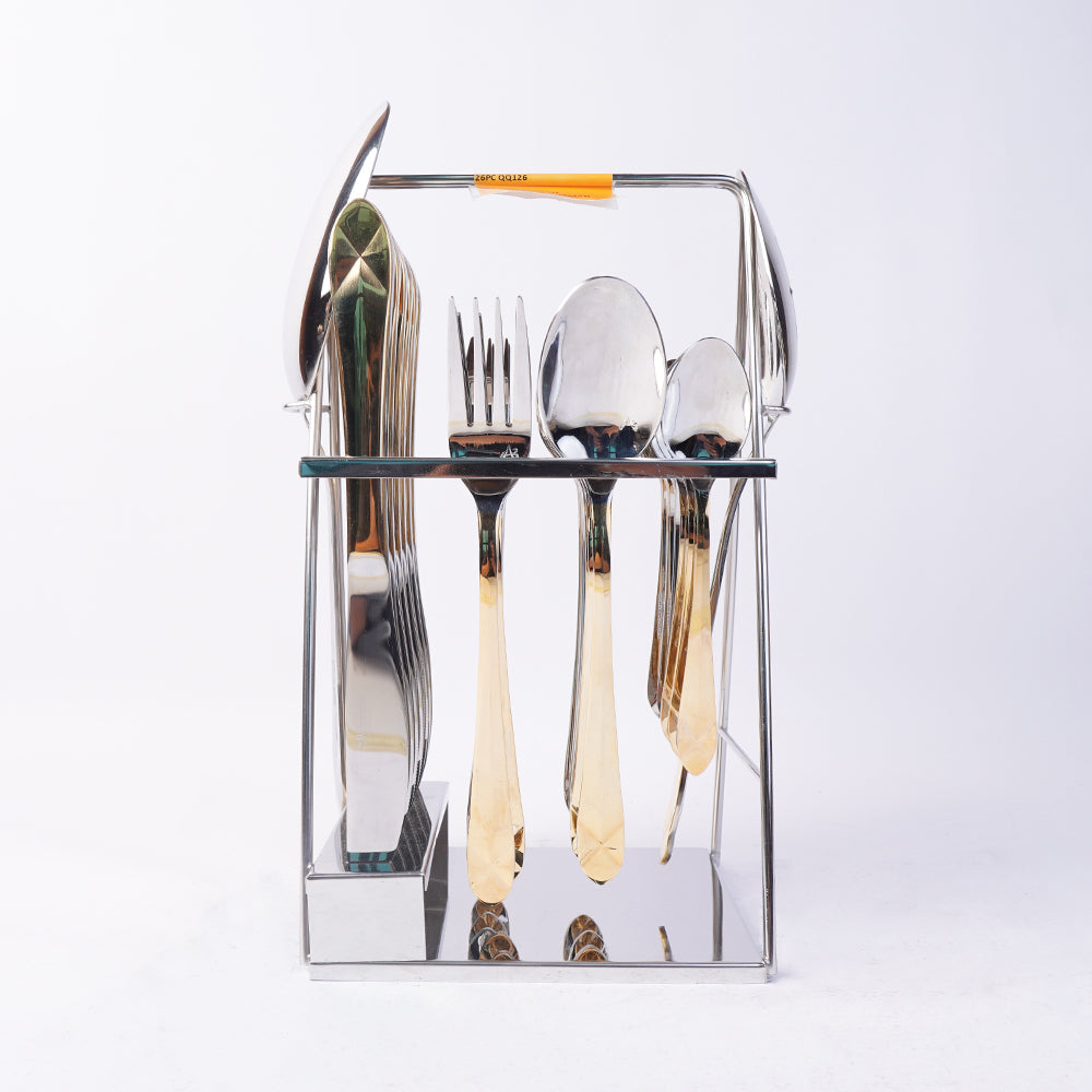 CUTLERY SET ALPEN BERG 26PC QQ126 Default Title - MamasJan Crockery