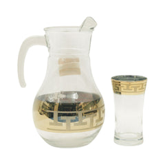 DECANDER SET 7PC PSB HAND CUT GOLD AZUR 97055-HGB022 Default Title - MamasJan Crockery
