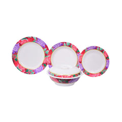 DINNER SET 51PC MELAMINE ROUND BATIC Default Title - MamasJan Crockery