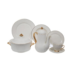DINNER SET BONE CHINA 61PC GGK-TXAP Default Title - MamasJan Crockery