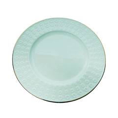 PLATE QUARTER 7.5INCH IR CIRCLE EMBOSSED A Default Title - MamasJan Crockery