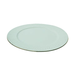 PLATE QUARTER 9INCH IR ZEBRA EMBOSSED A Default Title - MamasJan Crockery