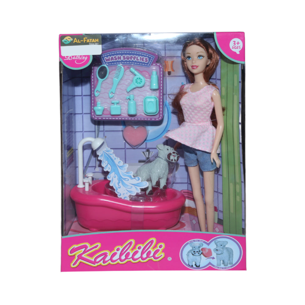 Bld344 Bathing Doll Set Ir (3+ Year) Default Title - MamasJan Toys