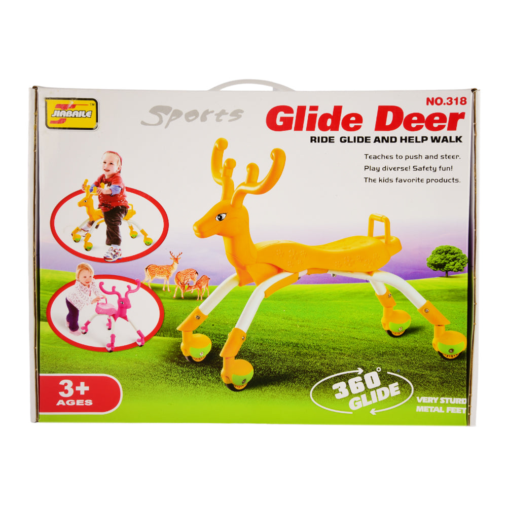 318 GLIDE DEER PUSHING WALKER A.I Default Title - MamasJan Toys
