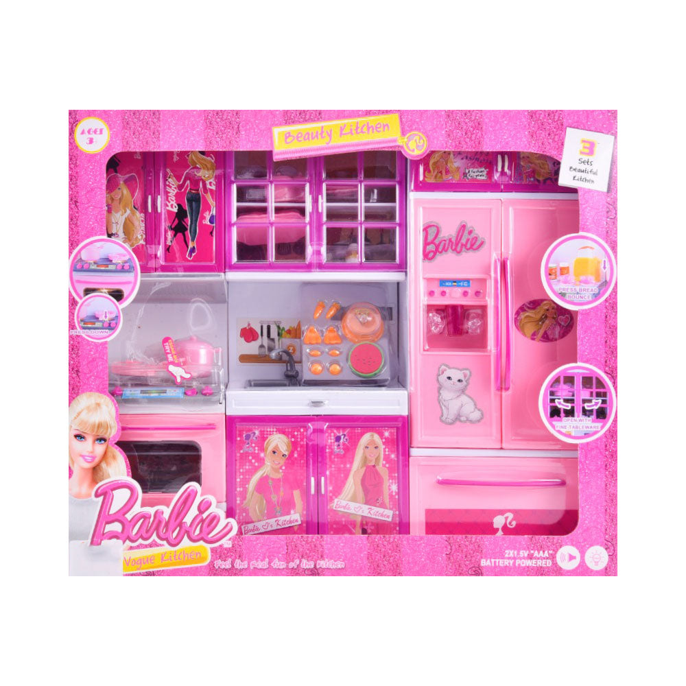 X221F4 BARBIE BEAUTY KITCHEN A.I Default Title - MamasJan Toys