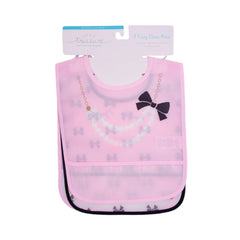 BABY PLASTIC BIB 3PC MW-22 CHI 75562CH Default Title - MamasJan KidsWear