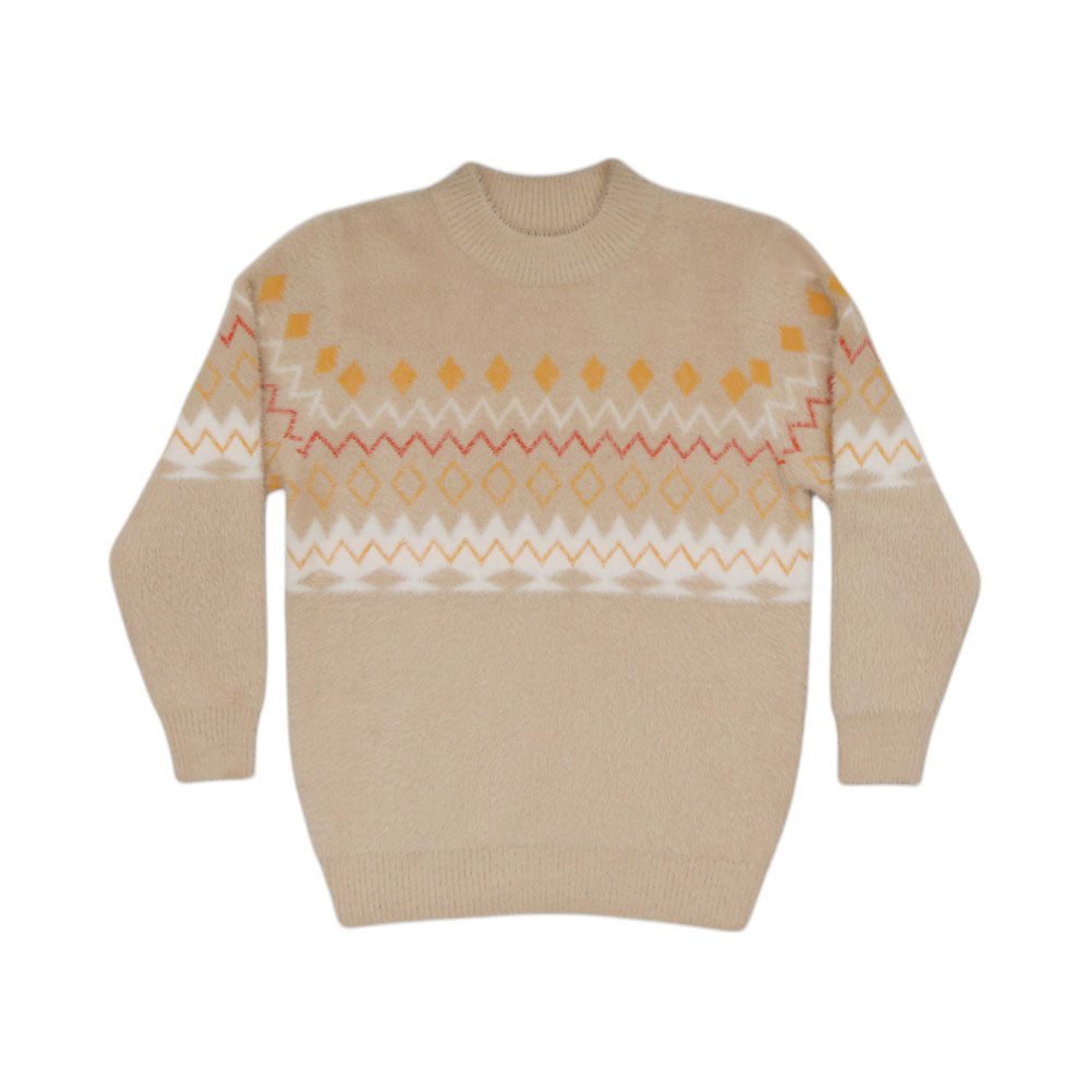 BOYS L/S ROUND NECK SWEATER MW-22 7-8 YEAR CHI TN-WH034 Default Title - MamasJan KidsWear