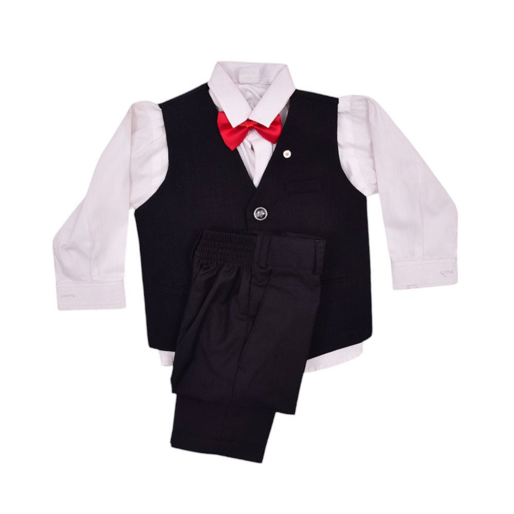 BOYS L/S 3PC WAIST COAT SUIT MW-22 2-3 YEAR CHI 001 Default Title - MamasJan KidsWear