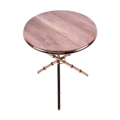 ROUND TABLE GOLDEN ITALIAN STYLE KHAKI Default Title - MamasJan Household